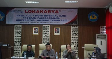 Universitas Lampung (Unila) Gelar Lokakarya Hasil AMI 2025 di Seluruh Fakultas dan Program Pascasarjana Universitas Lampung (Unila) Gelar Lokakarya Hasil AMI 2025 di Seluruh Fakultas dan Program Pascasarjana