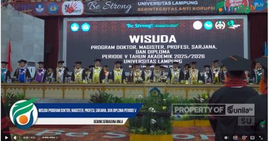 Wisuda Program Doctor, Magister, Profesi, Sarjana, dan Diploma Periode V Tahun Akademik 2025/2026 Universitas Lampung Wisuda Program Doctor, Magister, Profesi, Sarjana, dan Diploma Periode V Tahun Akademik 2025/2026 Universitas Lampung